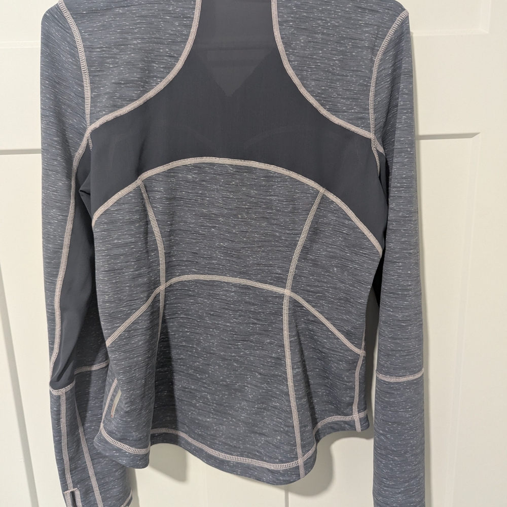 Zella Gray and Pink Zip-up Active wear Jacket - Picture 5 of 5